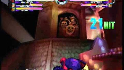 MvC2 Online (360): Brett (MSP) vs Khaos (MSS) 13 .:9.1.10:.