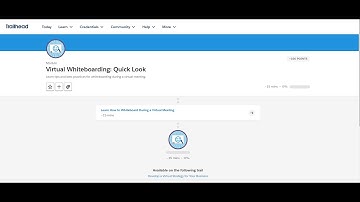 Virtual Whiteboarding  : Quick Look  Trailhead Answer | #trailheadbadges