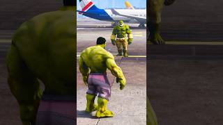 GTA V : SUPERHERO VS HULK MATCH, WHO IS THE STRONGEST ? 🔥 #shorts #gta5