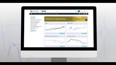 EVDS Üyelik İşlemleri