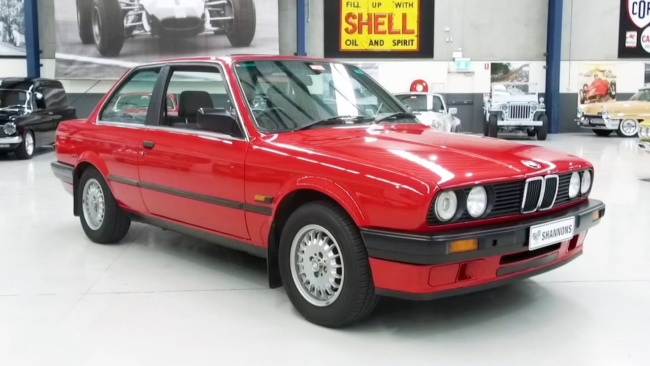1988 BMW 320i E30 'Manual' Coupe - 2020 Shannons Winter Timed Online Auction