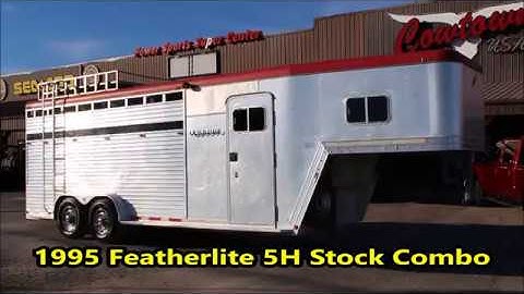 1995 Featherlite 5H Stock Combo Red Top
