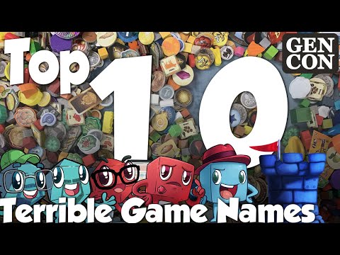 Top 10 Terrible Game Names