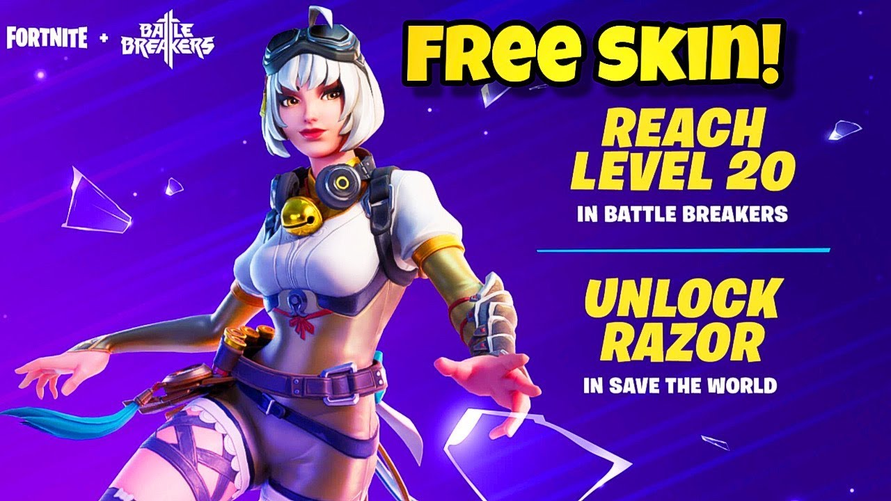 *NEW* How To Get "RAZOR" SKIN FREE! Fortnite x Battle Breakers (Free RAZOR SKIN & FIERCE CLOUDPUFF)