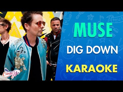 Muse - Dig Down CON LETRA | Cantoyo Karaoke