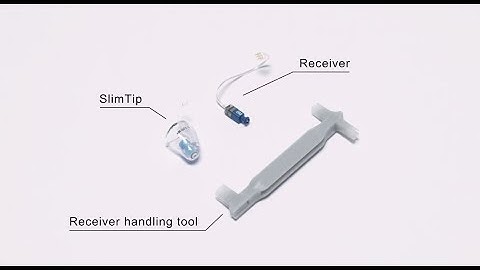 How to insert and remove the receiver from a custom SlimTip