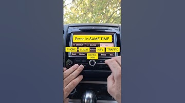 How to restart radio in Volkswagen Touareg 2011-2018 #autoinfo