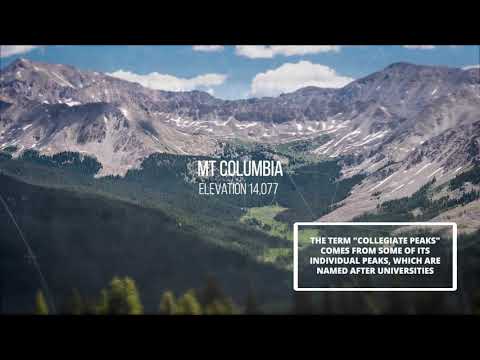 Video: Her Ser Det Ut Til å Vandre Collegiate Peaks I Colorado