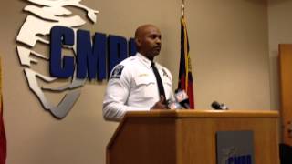 CMPD Chief Kerr Putney discusses officer's DWI arrest