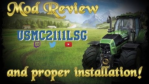 PC: Farm Sim 17: Mod review and how to properly install a mod. ( ͡° ͜ʖ ͡°)
