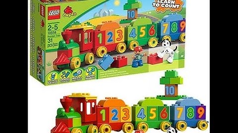 LEGO Duplo 10558 Number Train Learn to Count Pokemon Toy Review!