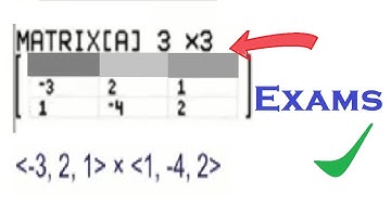 Cross Product on TI 84 | NO Program ! Five Examples
