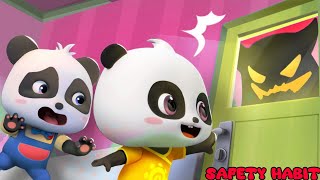 Little Panda Home Safety Habit| Funny Stories of Baby Bus | Kids Cartoon | Sheriff Labrador