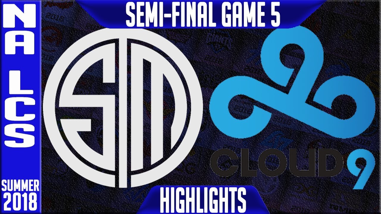 TSM vs C9 Highlights Game 5 | NA LCS Playoffs Semi-Final Summer 2018 | Team Solomid vs Cloud9