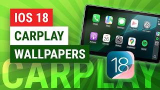ALL NEW iOS 18 Wallpapers in Apple CarPlay | iOS 18 Beta 4 Update Walkthrough