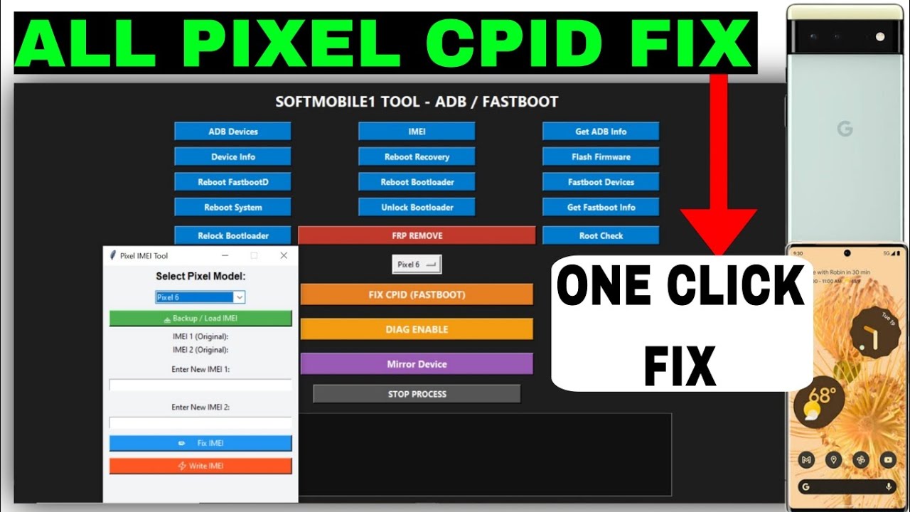 Инструмент для исправления CPID на Pixel 🔥 Разблокировка FRP и восстановление IMEI | Исправление ...