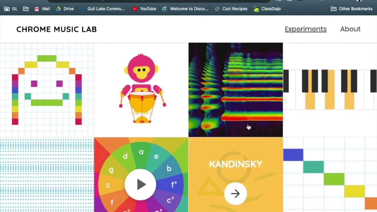 kandinsky art chrome music lab