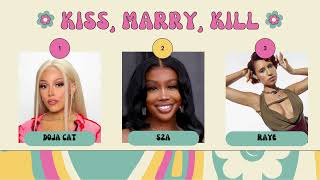 Kiss, Marry, Kill Female Celebrity Edition