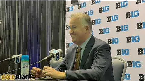 GoldandBlack.com video: Purdue coach Matt Painter at Big Ten media day (I)