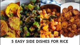 5 easy and tasty side dishes for rice