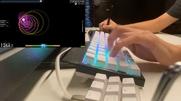 osu! - 5 digit hits 400 note 190-210 bpm streams in 8 min stream comp map