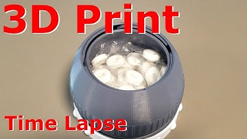 Large Iris Box 3D print time lapse