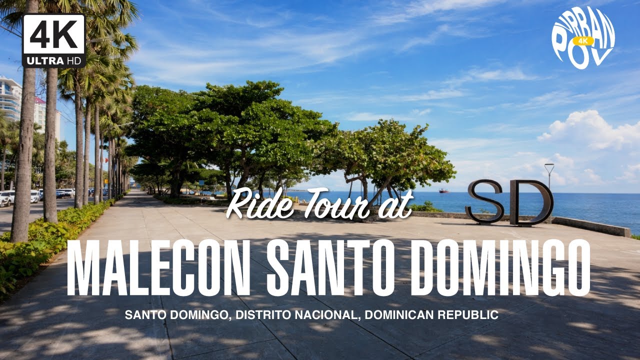 Ride 4K | MALECON SANTO DOMINGO, Distrito Nacional, Dominican Republic 🇩🇴 | UrbanPOV 4K 
