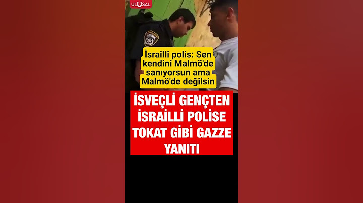 İsveçli genç İsrailli polise Gazze'de olduğunu hatırlatıyor #shorts #israil #filistin #gazze #keşfet