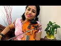 Sankara naadasareerapara  violin cover  sankarabharanam 