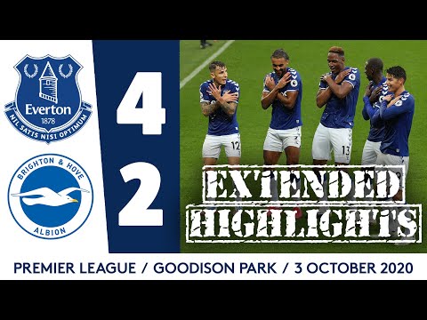 EXTENDED HIGHLIGHTS: EVERTON 4-2 BRIGHTON