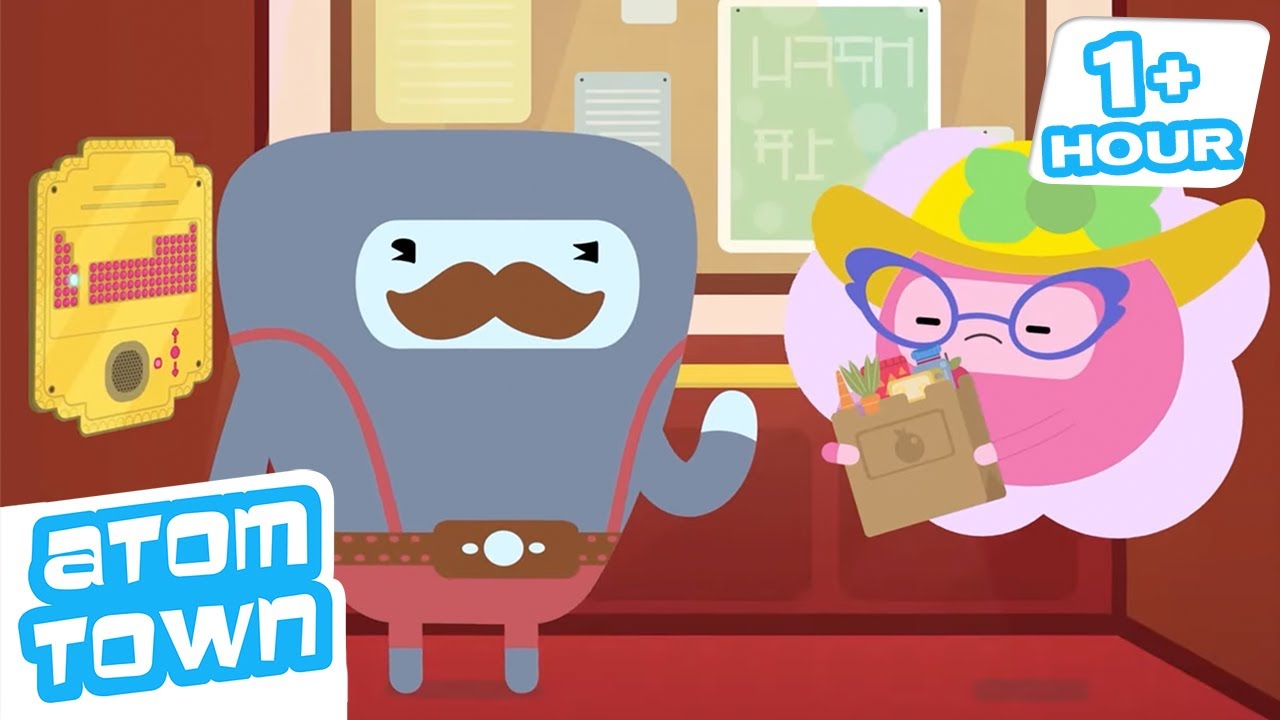 Elevator Pranks! | Funny Cartoons for Kids | Atom Town | 9 Story Kids ...