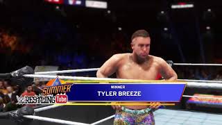 WWE 2K20 Gameplay Tyler Breeze Vs Humberto Carrillo At Summerslam Highlights HD