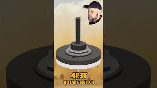 One knob, four turnouts — rotary switch magic!