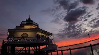 Choptank River Lighthouse Sunrise Timelapse