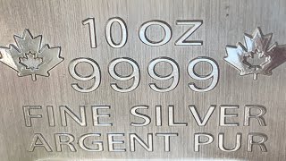 Ten Ounce Silver Bars | Britannia vs Royal Canadian Mint
