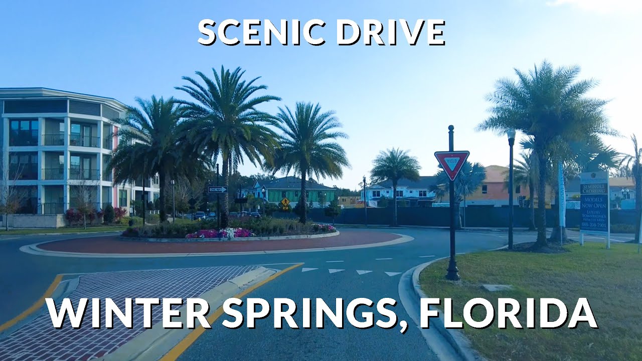 🚗✨ Scenic 4K Drive Through Winter Springs, Florida | Explore Seminole County’s Hidden Gem 🌳🌞