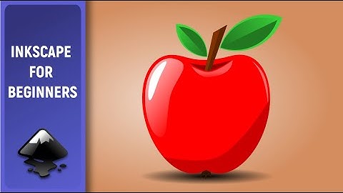 Draw Apple. Tutorial for beginners in Inkscape 1.0: