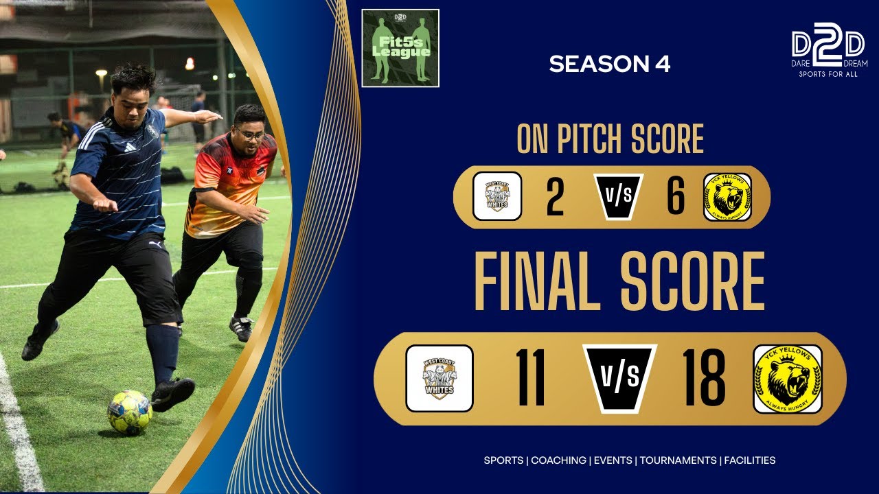 Fit 5s League Season 4 - West Coast Whites vs YCK Yellows