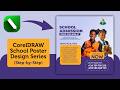 How to Design a School Poster in CorelDRAW Beginner Step by Step