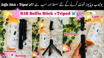 R1s Bluetooth Selfie Stick & Tripod | unboxing + Review |