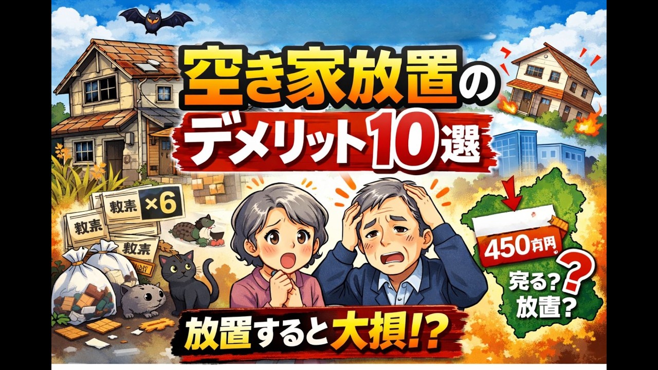 群馬県の空き家を放置するデメリット9選【伊勢崎・前橋・高崎】