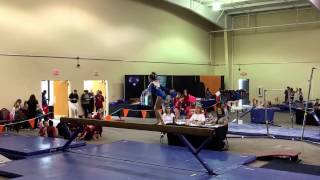 9 year old Liberty Andrews level 5 beam routine, Rolling Thunder Invitational. Scored a 9.575