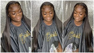 How to Do a Simple Frontal Retouch 😍 And Restyle😻| Nadula Hair ✨
