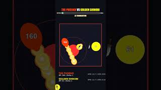PySimLab - NEW ARENA HAZARDS! | The Phoenix vs. Golden Shinobi #autobattler #gamedev #gaming #pygame