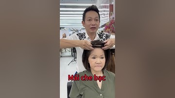 Tóc giả trung niên-tóc che bạc,thưa,hói làm từ tóc thật #wigs #tocgia #humanhairwig #hair #tocgianu