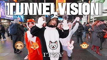 [KPOP IN PUBLIC NYC | TIMES SQUARE | ONE TAKE] ITZY (있지) - ‘TUNNEL VISION’ Dance Cover (Animal Ver.)