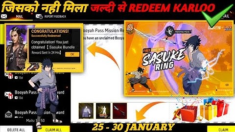 FREE FIRE REDEEM CODE TODAY 26 JANUARY REDEEM CODE FREE FIRE | FF REDEEM CODE TODAY 26 JANUARY