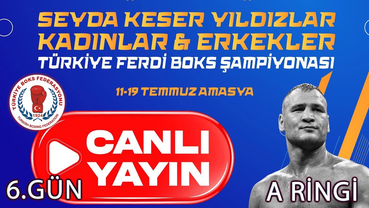 Ring A - 6. Gün SEYDA KESER U-17 Türkiye Ferdi Boks Şampiyonası - AMASYA - Çeyrek Finaller