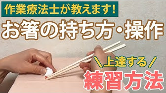 お箸の持ち方 Youtube