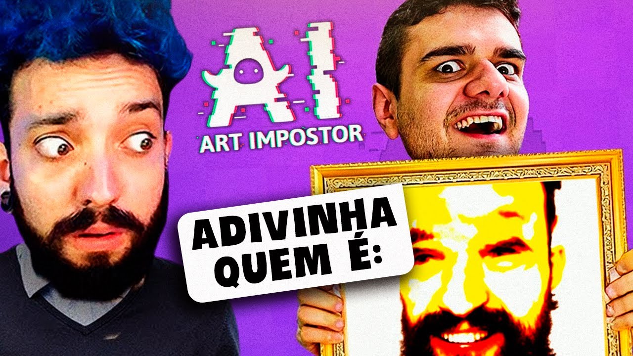 ROLOU CONFUSÃO no AI ART IMPOSTOR com SOUZONES, GABS e TODA a GALERA 🤣